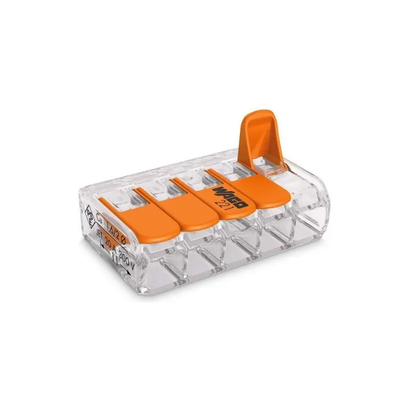 221-415 Клемма соед. 5-пров. (0