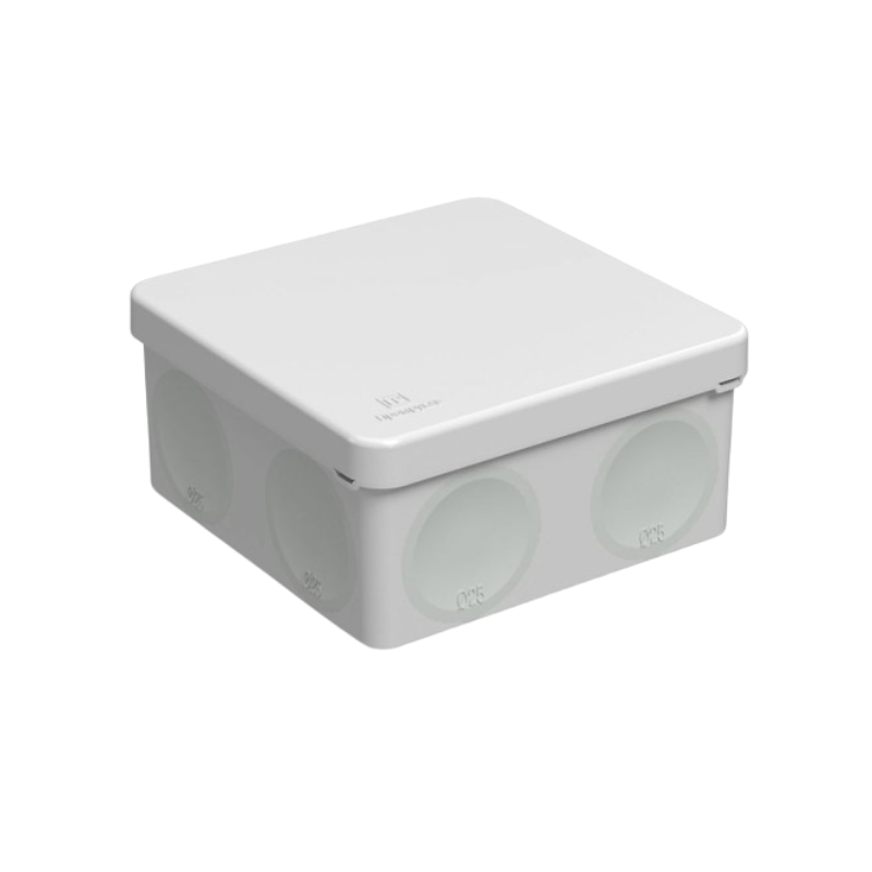 60-0300 Коробка распред.100х100х50 (HF) Прямой монтаж. Двухкомпонентная (66) Промрукав NEW