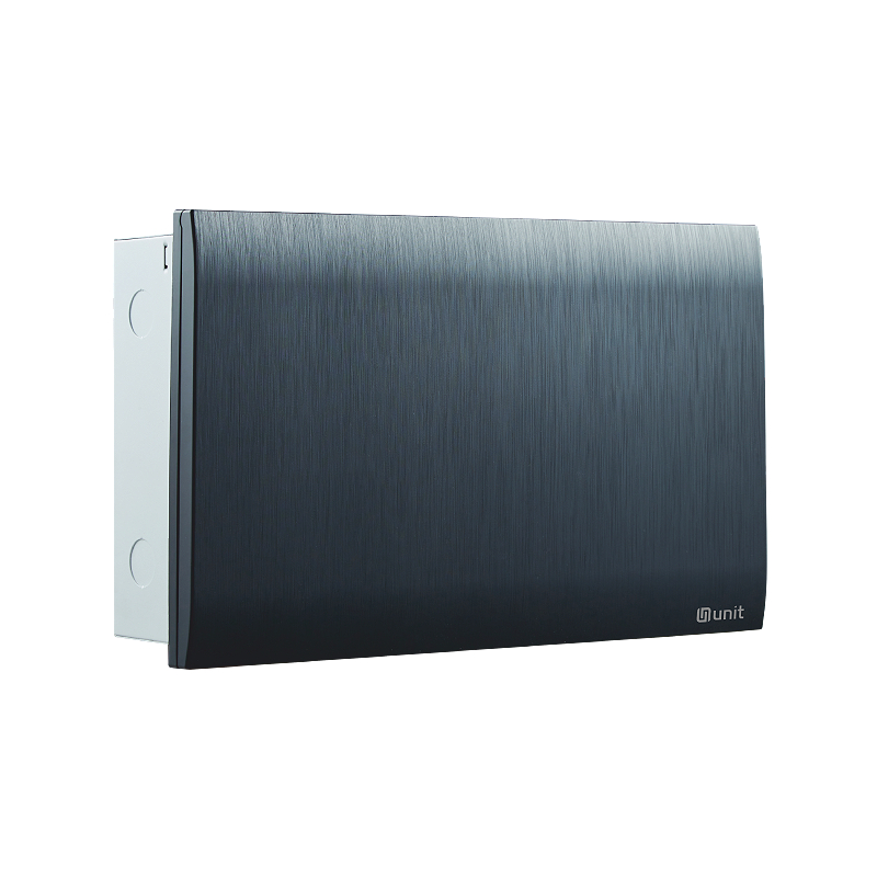 ARTE ЩРВ-П 22 модулей встр. пластик черный IP41 (240x463x76) UNIT (8)