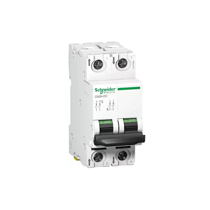 Авт. Выкл. C60H-DC С 6А 2Р C 500В DC Schneider Electric A9N61526 E-PRO
