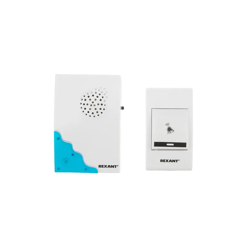 Беспроводной дверной звонок RX-1 32 мелодии 100м (белый) REXANT 73-0010