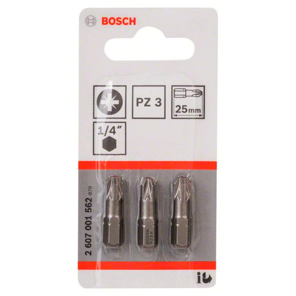 BOSCH Бита PH3 25 мм ЕН (PC1d 3) 2.607.001.562 !!!