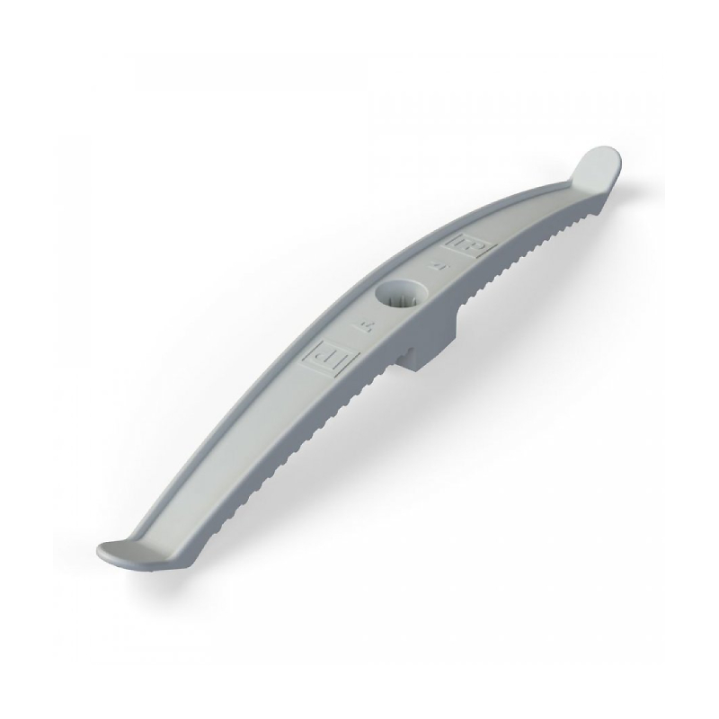 Держатель кабеля Двусторонний Прямой монтаж СЕРЫЙ (20/120 ) Промрукав NEW