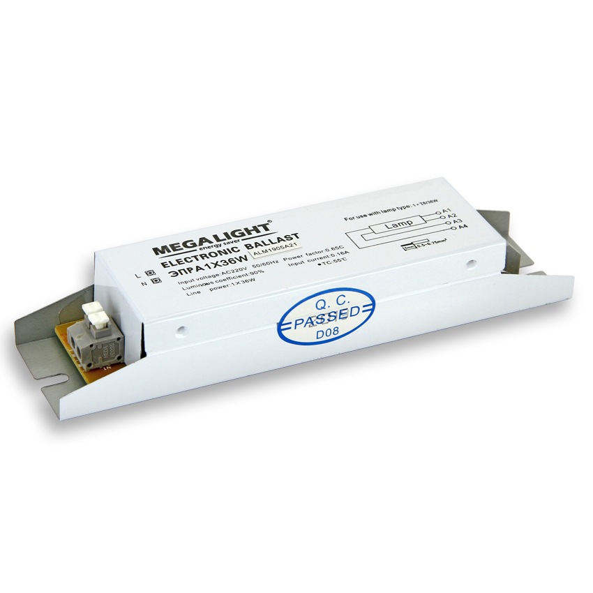 ДРОССЕЛЬ 36W электронный MEGALIGHT (10/100)