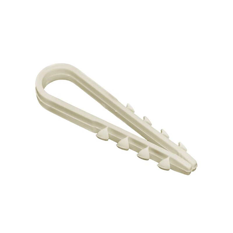 Дюбель-хомут 19-25мм нейлон бел. UNIT (100)