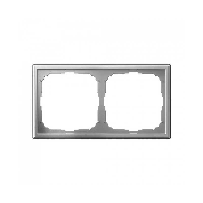 G013 Рамка 2-ная "ARTGALLERY" алюминий GAL0302 (10)