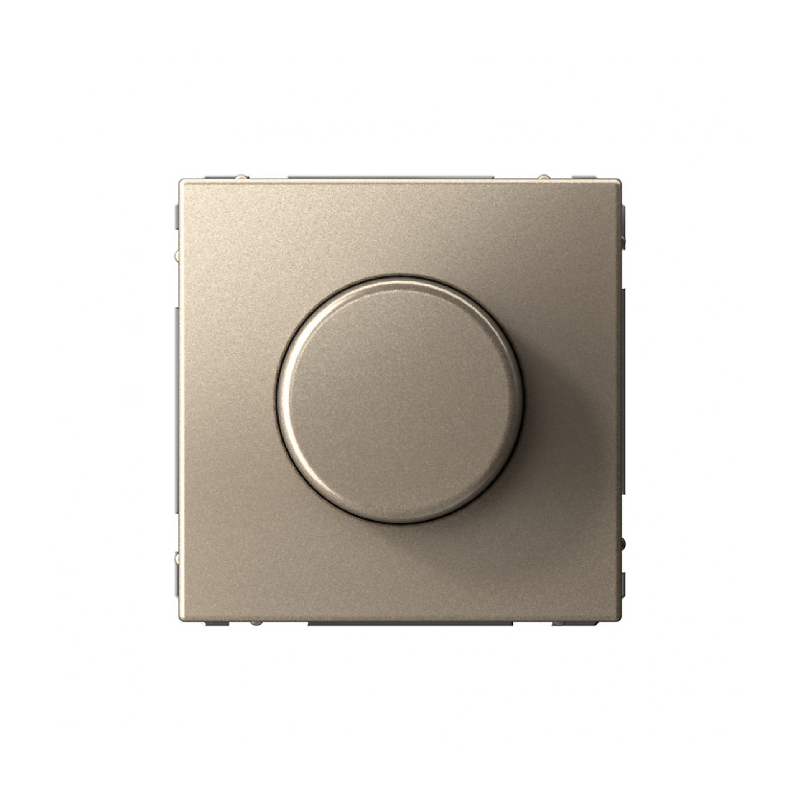 G048 Диммер поворотно-нажимной механизм 400Вт "ARTGALLERY" шампань GAL0523 (1)