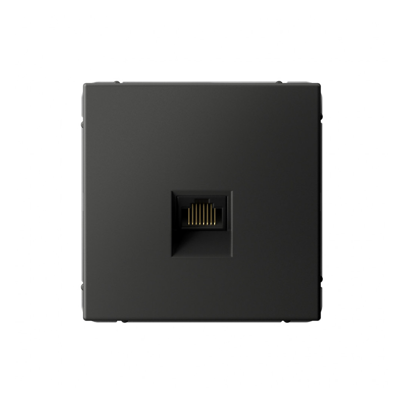 G155 Роз. комп. RJ45 6A механизм "ARTGALLERY" базальт GAL1486 (5)