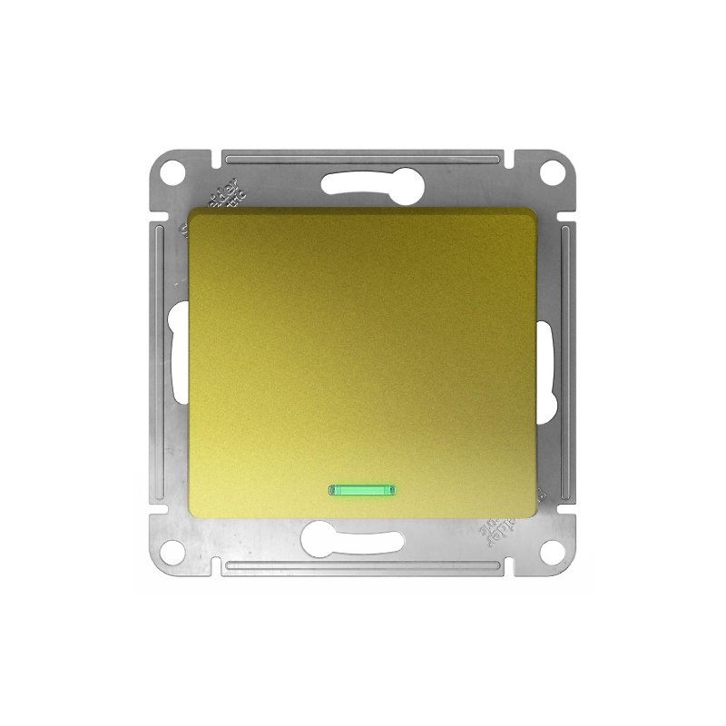 GLOSSA 1-клавишный ПЕРЕКЛЮЧАТЕЛЬ с подсветкой