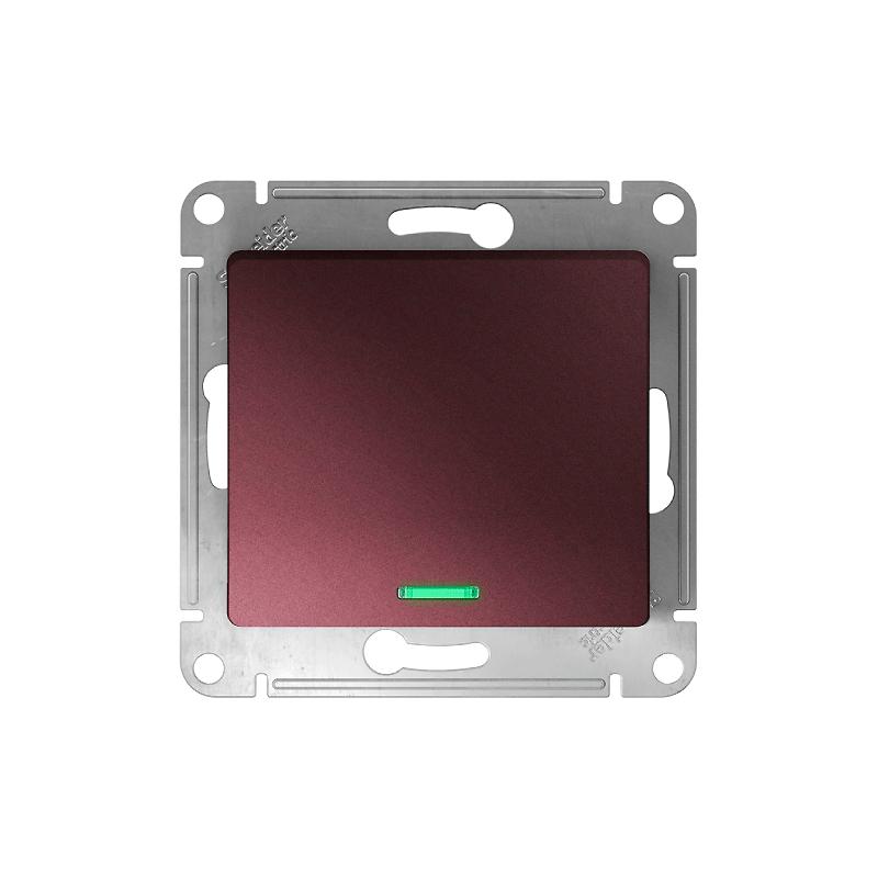 GLOSSA 1-клавишный ВЫКЛЮЧАТЕЛЬ с подсветкой