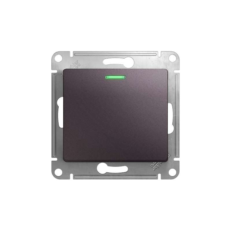 GLOSSA 1-клавишный ВЫКЛЮЧАТЕЛЬ с подсветкой