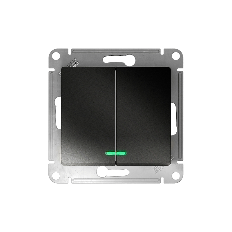 GLOSSA 2-клавишный ВЫКЛЮЧАТЕЛЬ с подсветкой