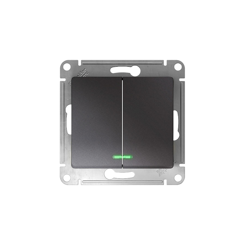 GLOSSA 2-клавишный ВЫКЛЮЧАТЕЛЬ с подсветкой