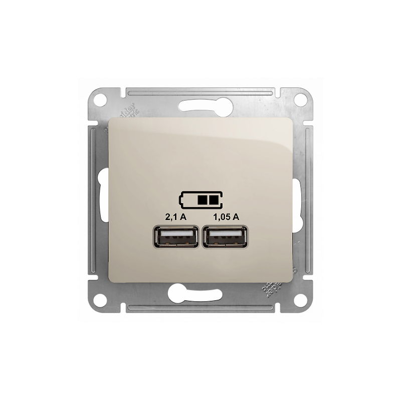 GLOSSA USB РОЗЕТКА A+A