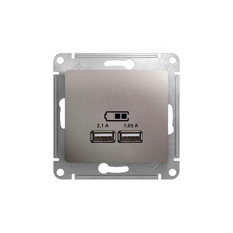 GLOSSA USB РОЗЕТКА A+A