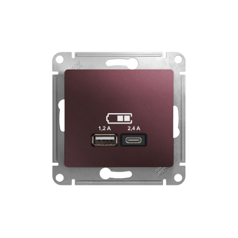 GLOSSA USB РОЗЕТКА A+С