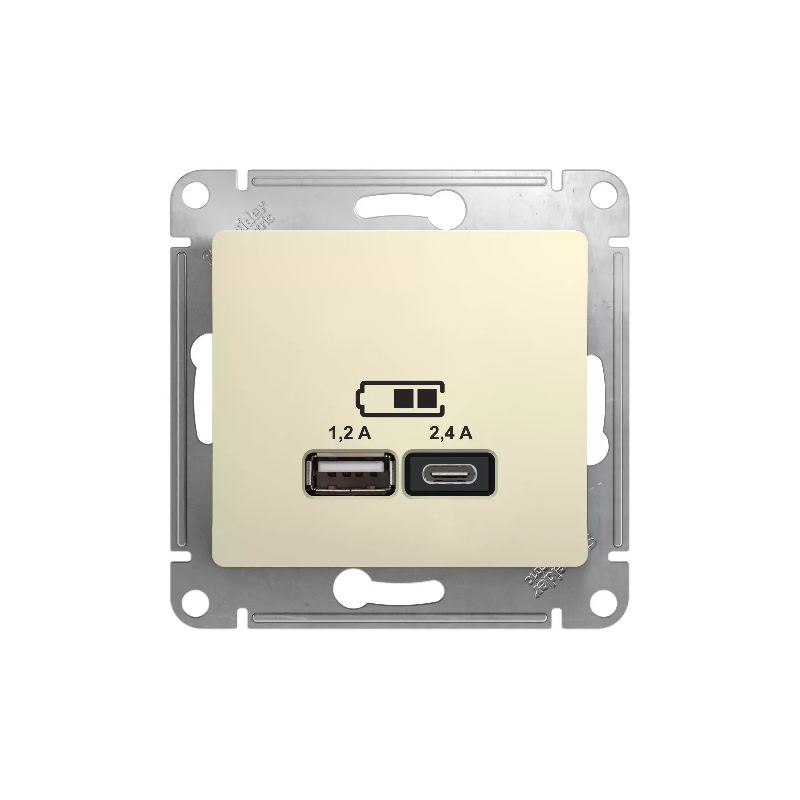 GLOSSA USB РОЗЕТКА A+С