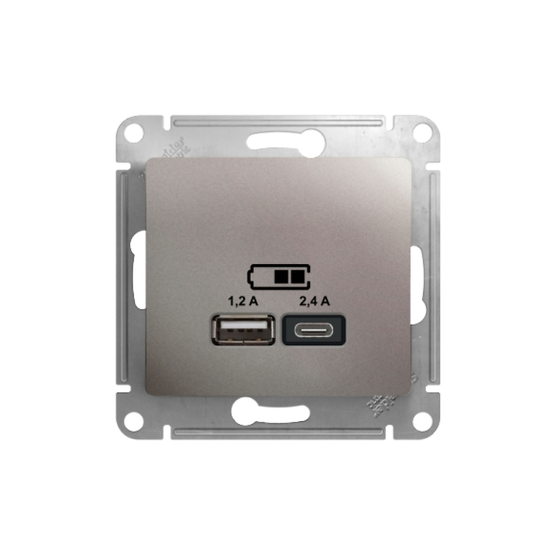 GLOSSA USB РОЗЕТКА A+С