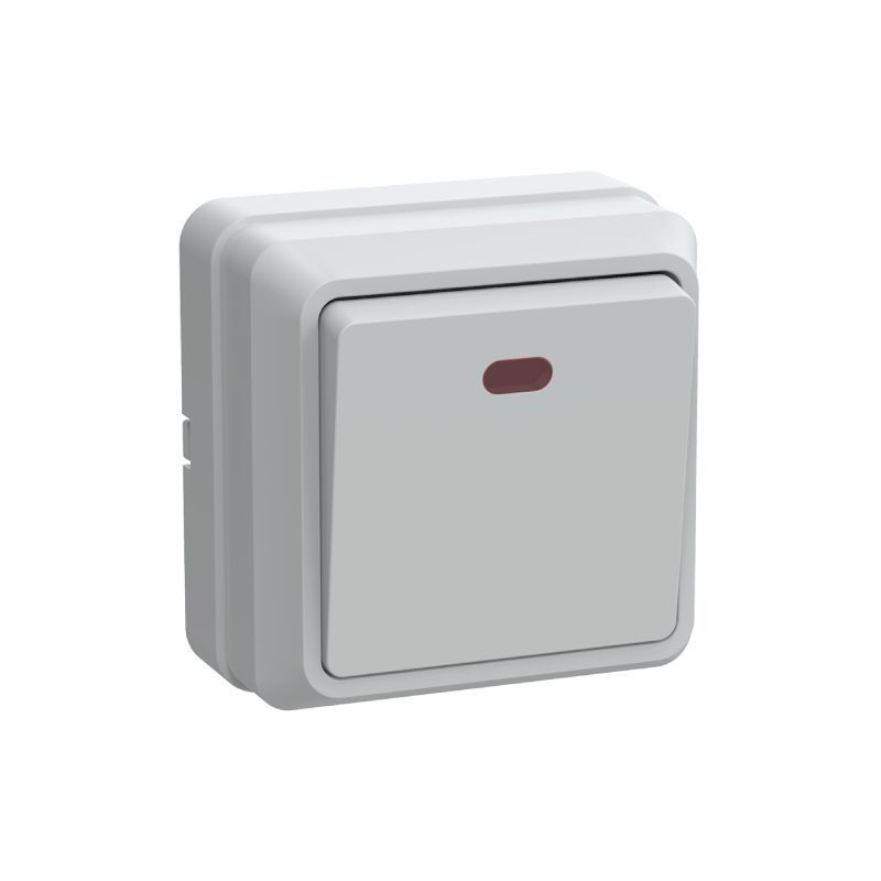 I20выкл. 1кл. с инд. о/у 10А ОКТАВА ВС 20-1-1-ОБ (36/432)