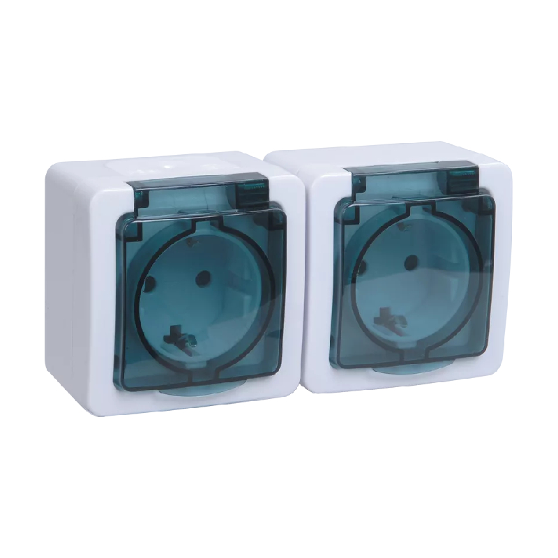 I29 роз 2-я з/к о/у дымчатый IP54 ГЕРМЕС IEK РСб22-3-ГПБд (5/50)