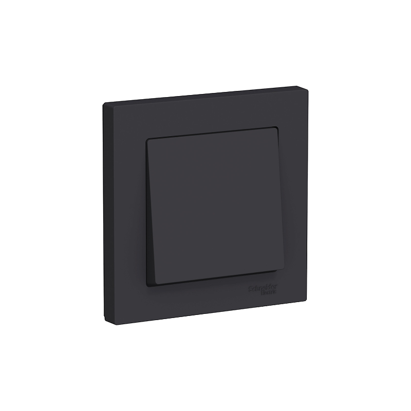 K068 Выкл 1 кл 10А с/у "ATLAS" КАРБОН ATN1012 (5)