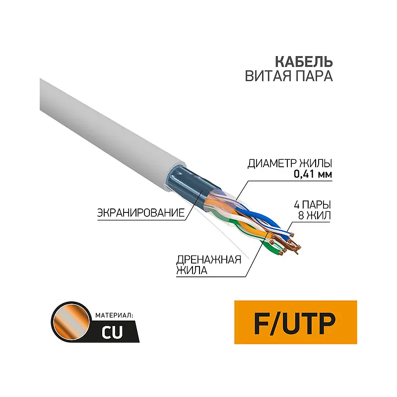 Каб. в. п. F/UTP