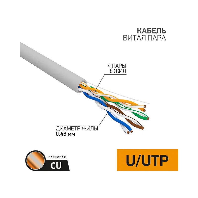 Каб.в.п. U/UTP