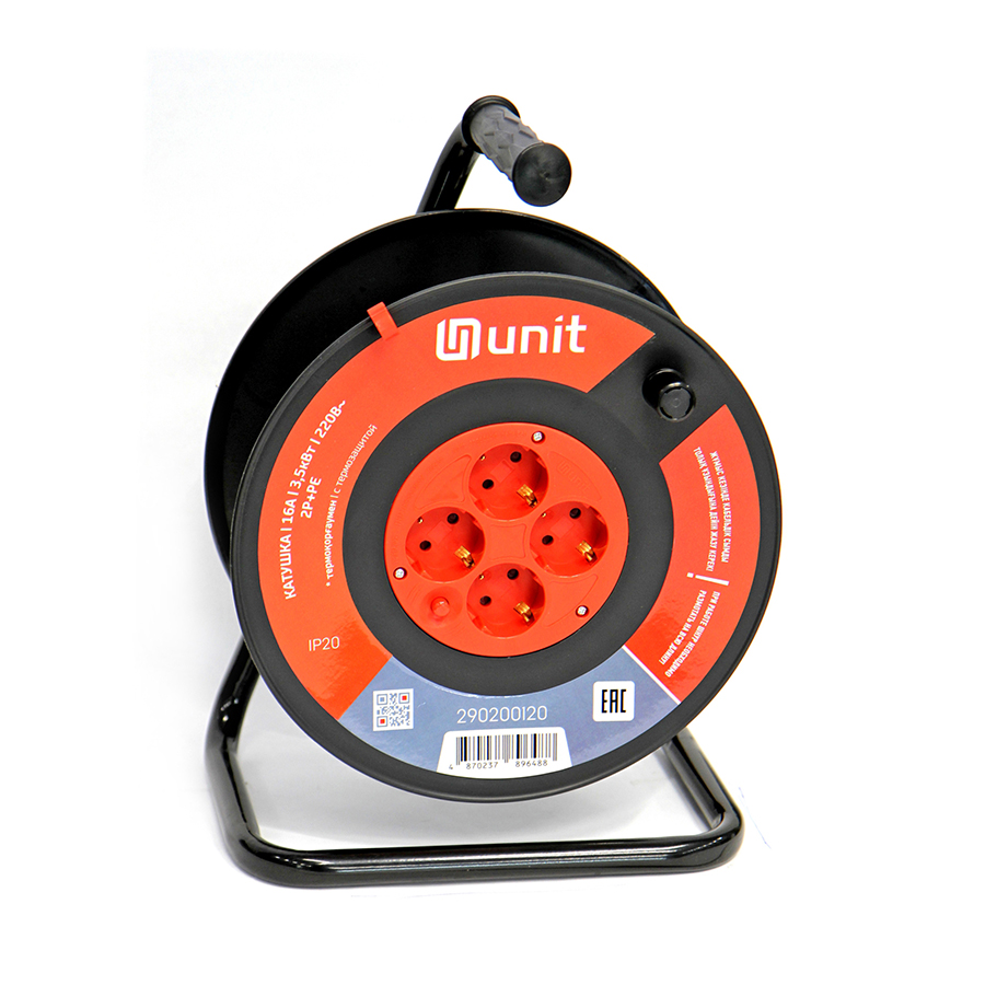 Катушка пустая (4места 2p+pe 16А/3