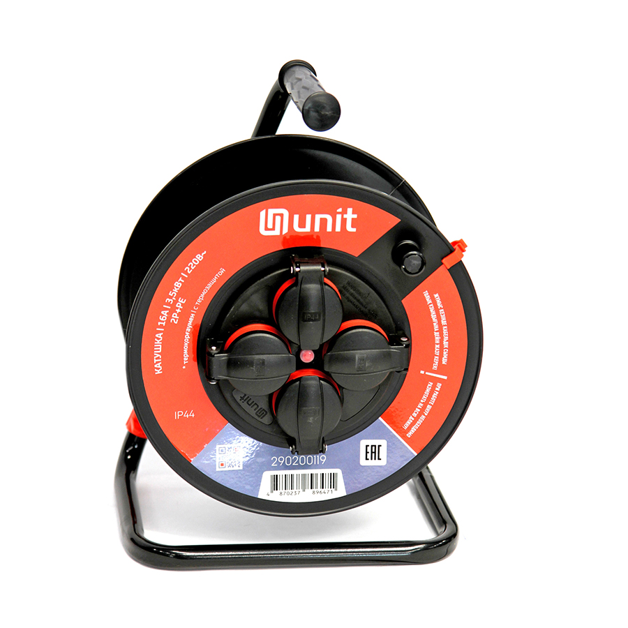 Катушка пустая (4места 2p+pe 16А/3