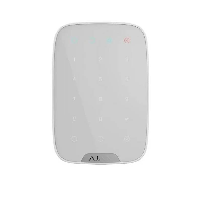 Клавиатура беспроводная сенсорная для контроля охр. сист. белая KeyPad Ajax