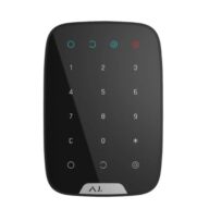 Клавиатура Беспроводная сенсорная для контроля охр. сист. черная KeyPad Ajax