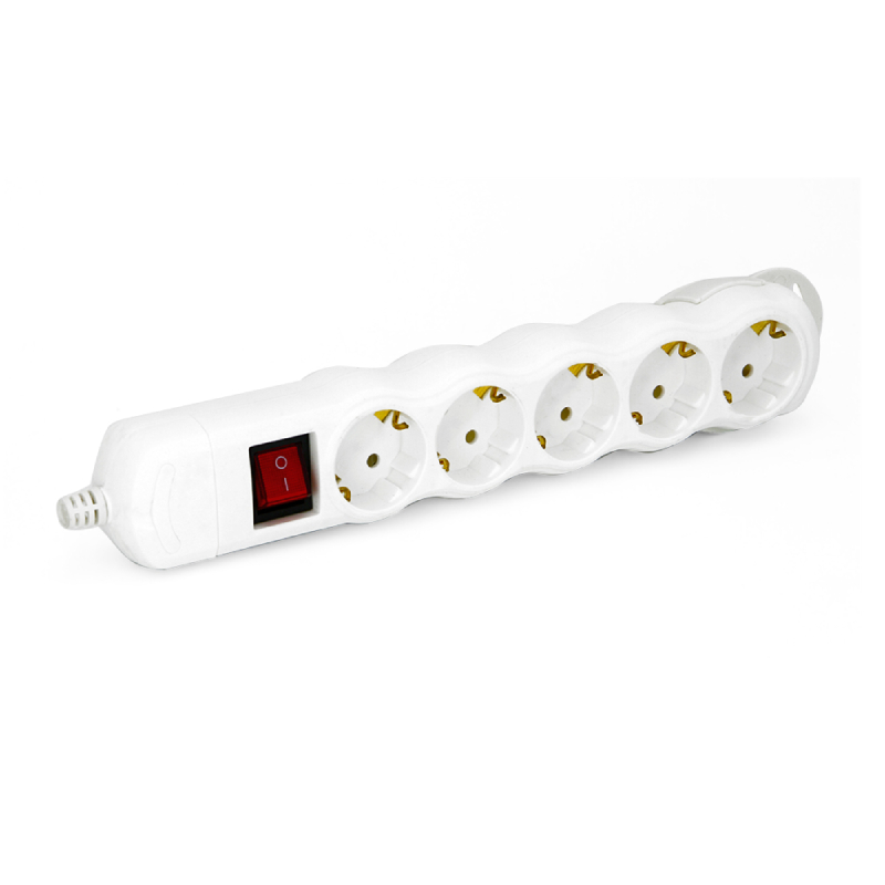 Колодка (5места 2р+ре+выкл 16А/3.5кВт/220В) UNIT (50)