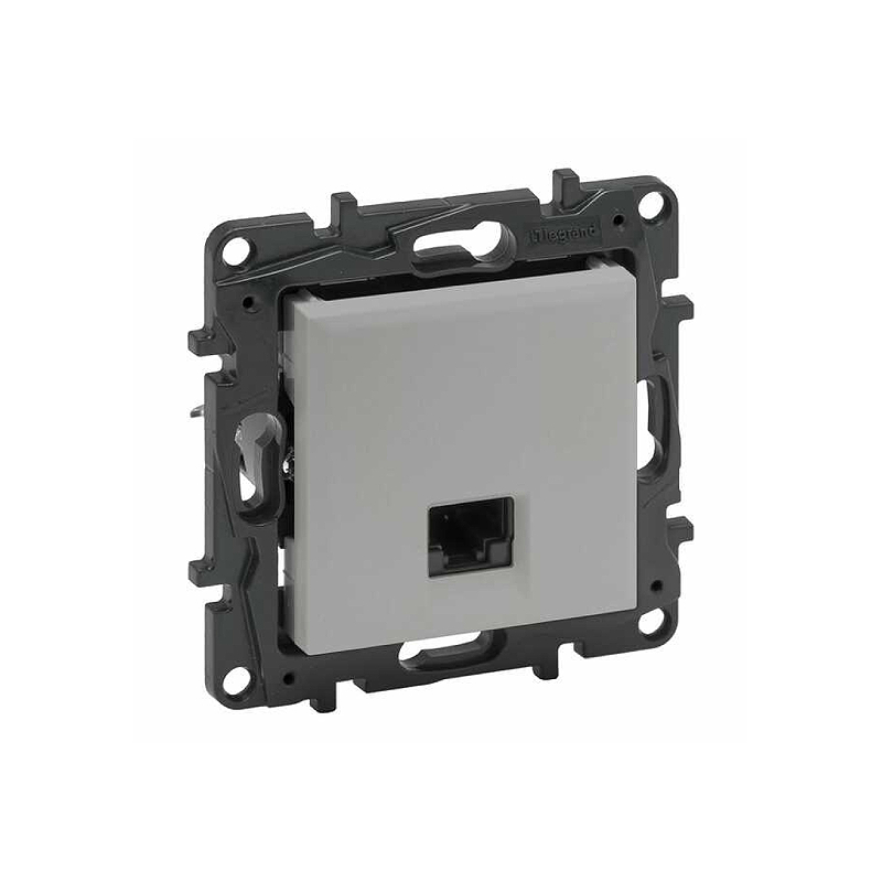 Комп. роз. RJ45 5Е механизм б/рамки NLST алюминий 863359 Legrand (10)