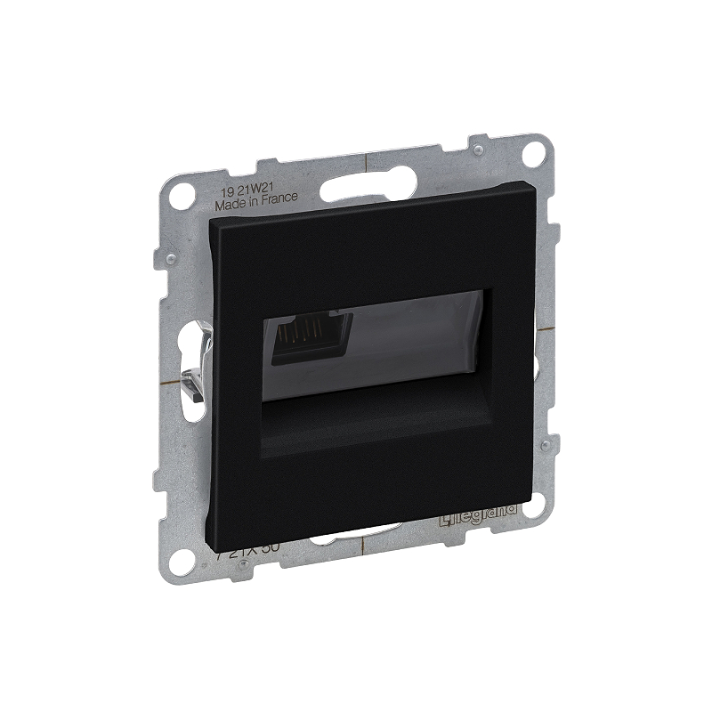 Комп. роз. RJ45 5Е механизм б/рамки SUNO антрацит 721450 Legrand (10)