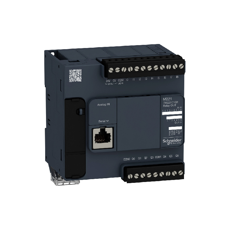 Компактный Базовый блок M221-16IO реле TM221C16R