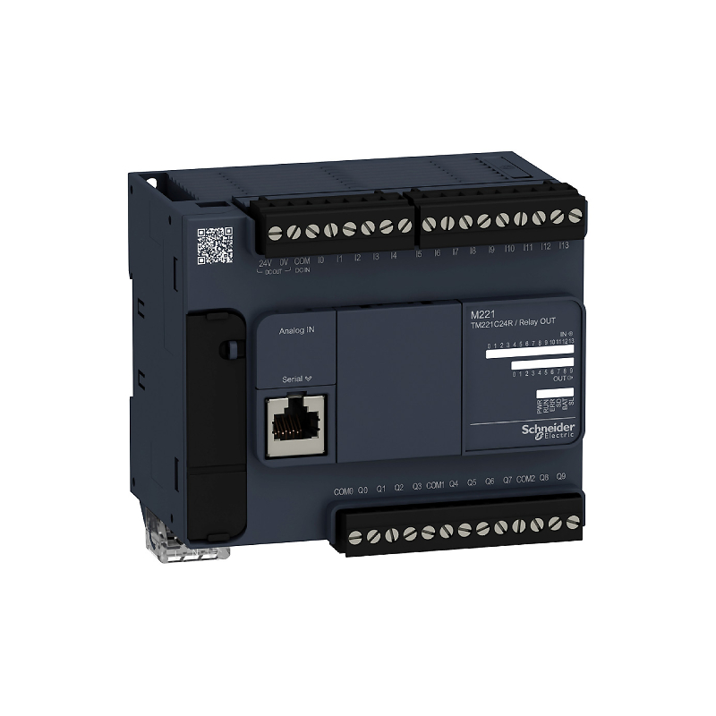 Компактный базовый блок M221-24IO реле TM221C24R