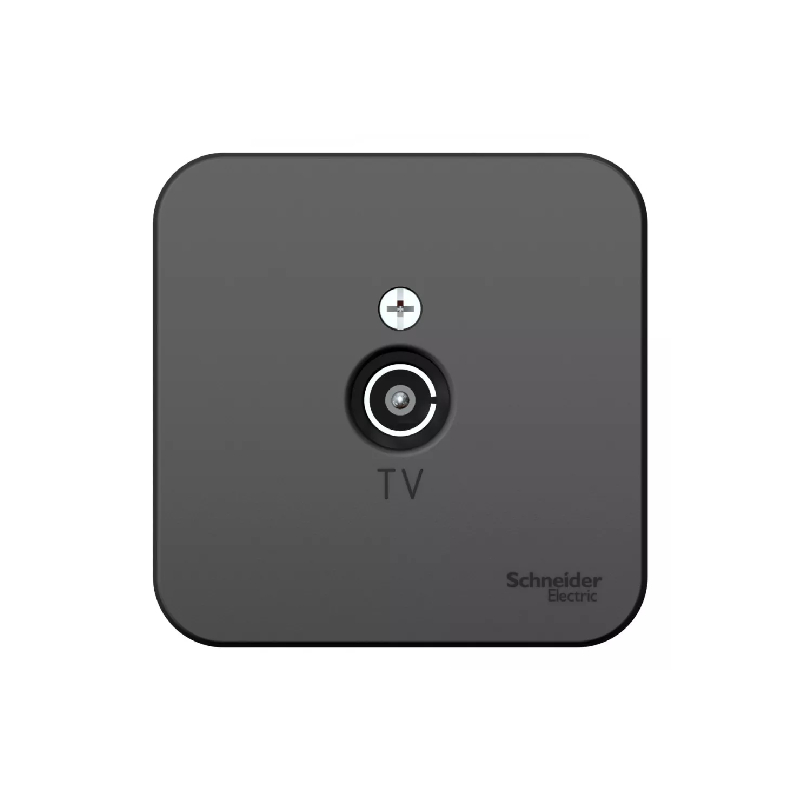 Коннектор ТВ о/у антрацит BLANCA