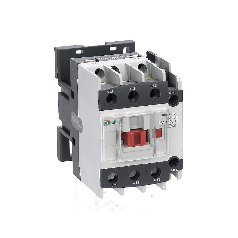 Контактор КМ-103 32А 1НО+1НЗ 220В (4) DEKraft