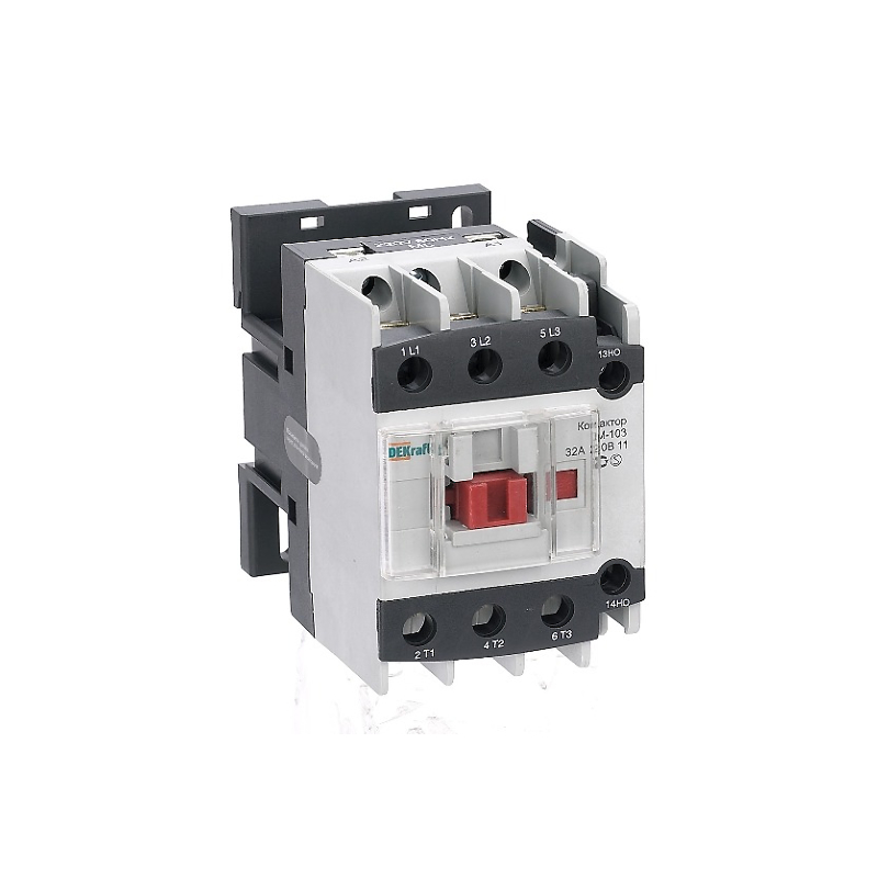 Контактор КМ-103 32А 1НО+1НЗ 380В (4) DEKraft