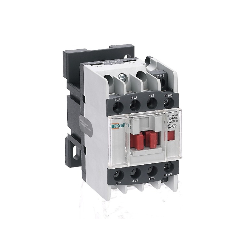 Контактор КМ-103 9А 1НО+1НЗ 380В (5) DEKraft