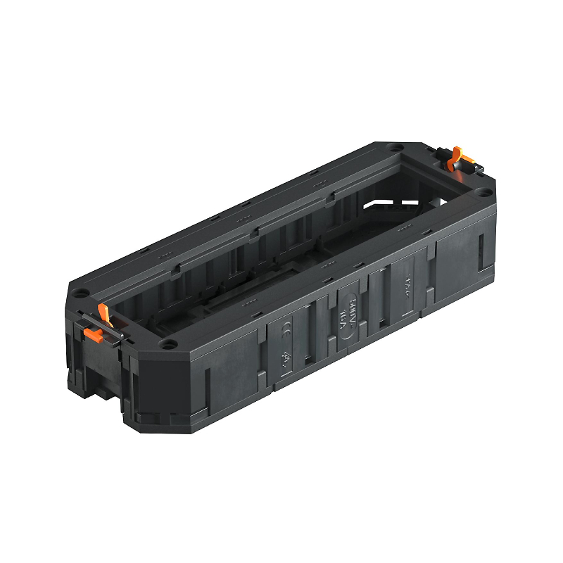 Коробка монтажная UT4 для устан. 4 роз. 45х45мм Modul45 в лючок