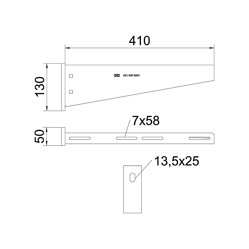 основание 400 мм