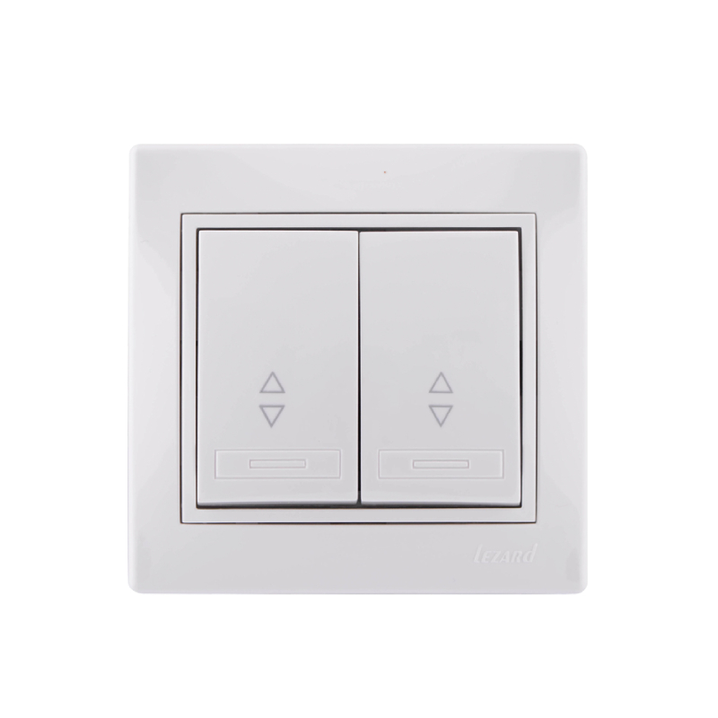 L22 Выкл.2 кл. проходной с/у белый Mira 701-0202-106 (10) !!!