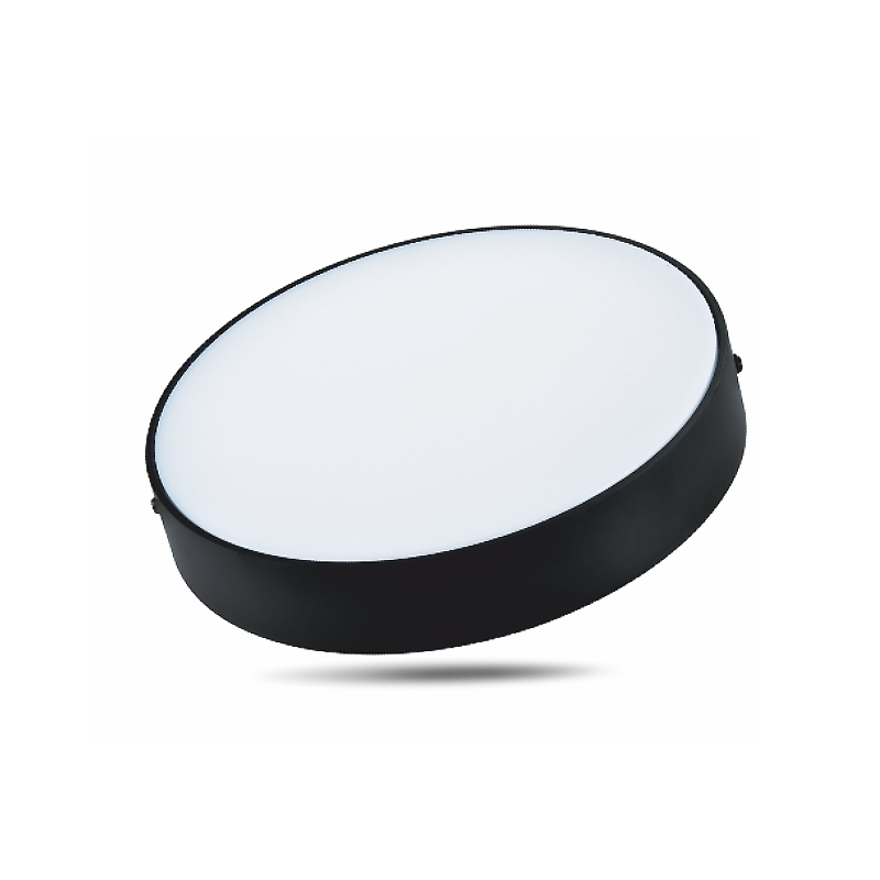 LED ДПО CITY R (черный) 24W 2400Lm d170х40 6500K IP20 MEGALIGHT (20)