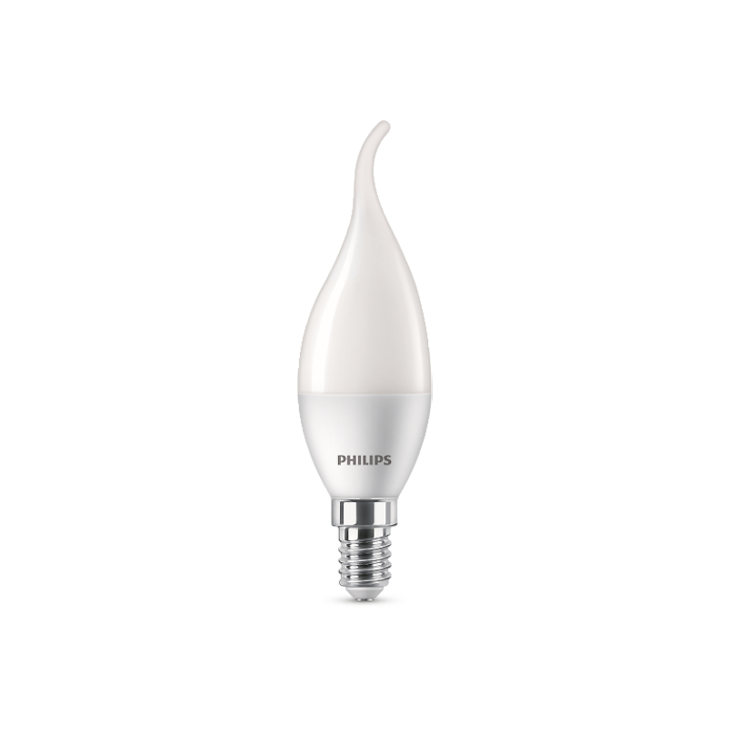 LED Лампа B35 "Свеча на ветру" Essential 6W 620lm 4000К E14 PHILIPS (12) NEW
