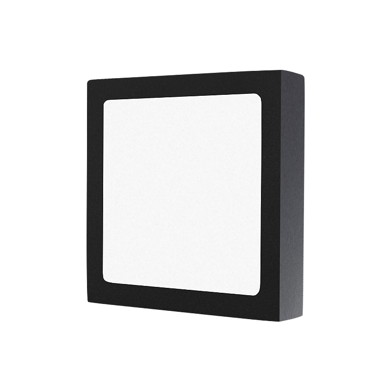 LED СПОТ KVADRO/S PRO ЧЕРНЫЙ накл 24W 2400Lm 295x295x25 6500K IP20 MEGALIGHT (20)