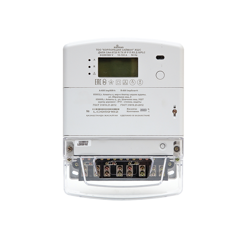 LO CA4-720 Дала 3ф (10-100A 3x220/380B) R TX IP P П RS Д PLC Saiman