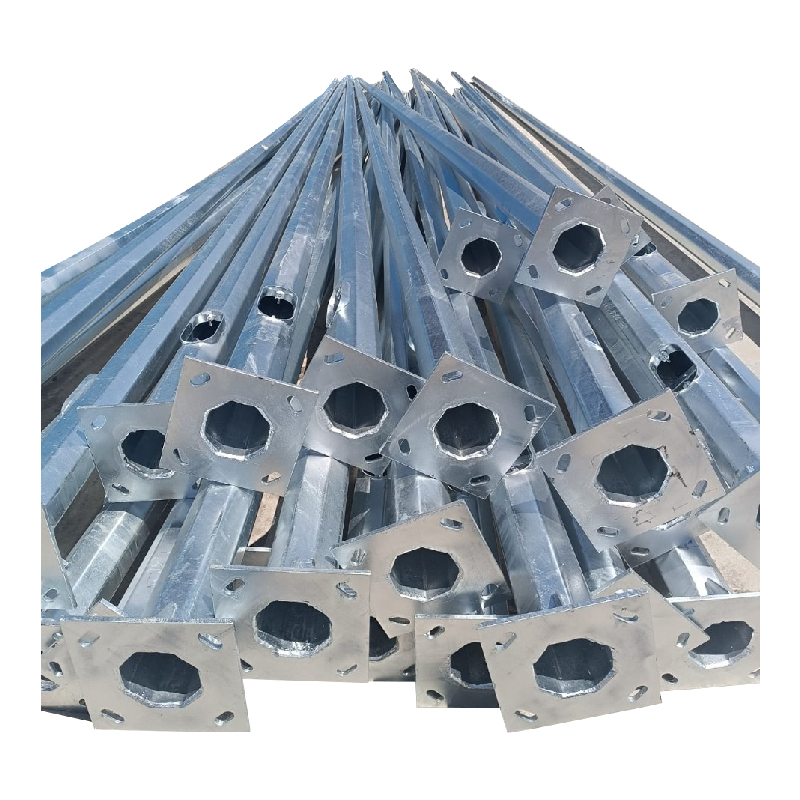 LT Опора ГЦ 8м/3мм/70-165мм/фланец 300х300х12/8гран.