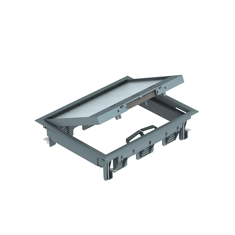 Лючок универсальный GES6-2Uдля 9 роз.Modul45 (для 3xUT3 арт.7408723) полиамид