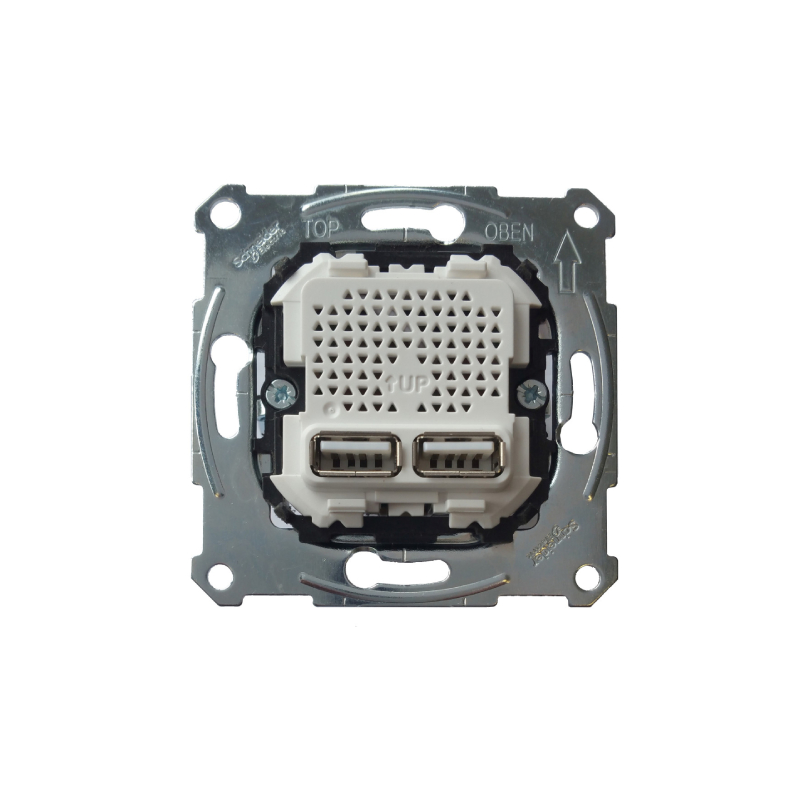 Механизм USB зарядного устройства с 2-мя разъемами 21А MERTEN